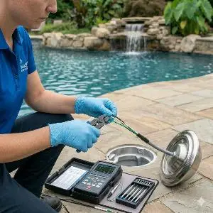 Pool Light Installation